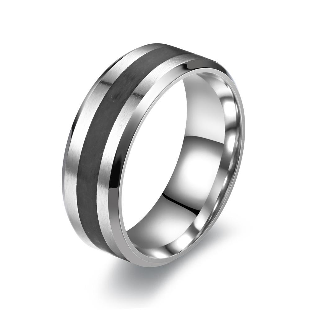 Men's Rotating Cross Titanium Steel Ring - European & American Style Stainless Steel Jewelry