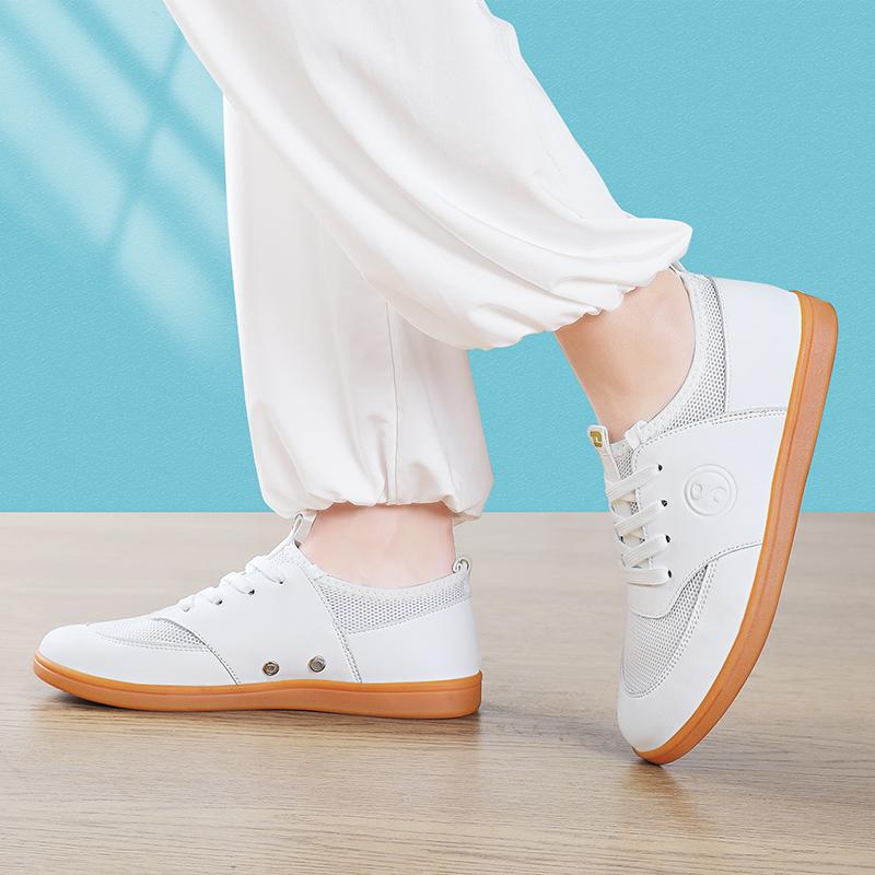 Fashion Martial Arts Shoes Unisex Adult Exercise Chinese Traditional Beijing Tai Chi Kung Fu Team Performance Match Men Women Sneakers