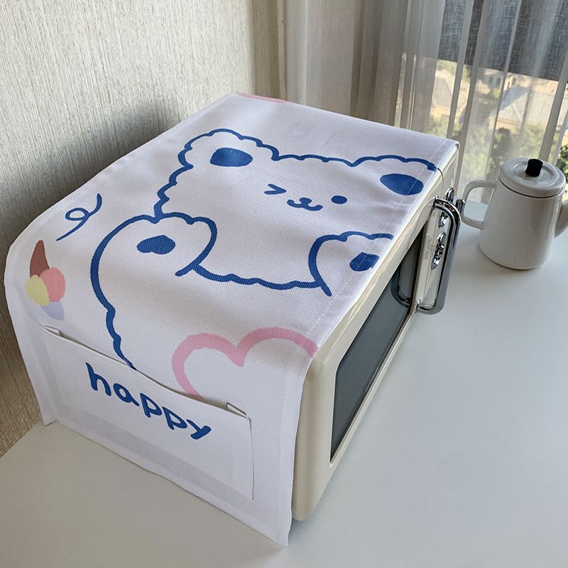 

Полотенце-чехол для духовки Водонепроницаемый Маслостойкий Пылезащитный Чехол для холодильника Хлопково-льняная ткань Ручная работа Ткань-чехол Полотенце Чехол для тостера-духовки Чехол-ткань Большой Happy 35*100cm microwave/oven