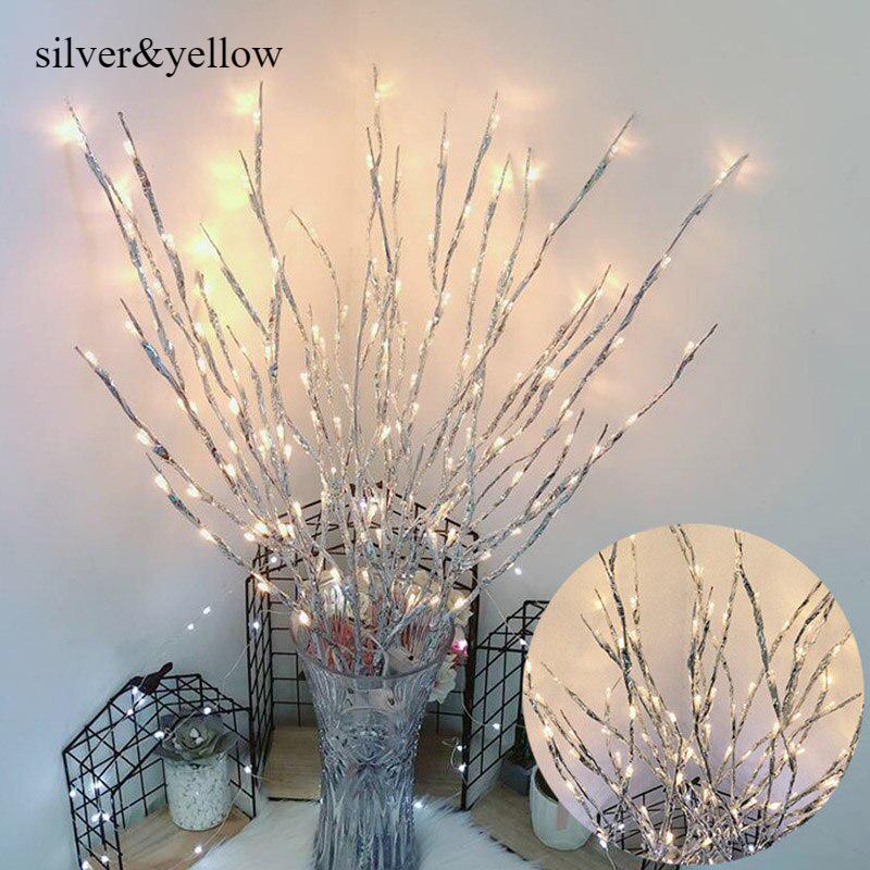 Twinkling White Birch Branch LED Festive Lights for Indoor/Outdoor Decoration