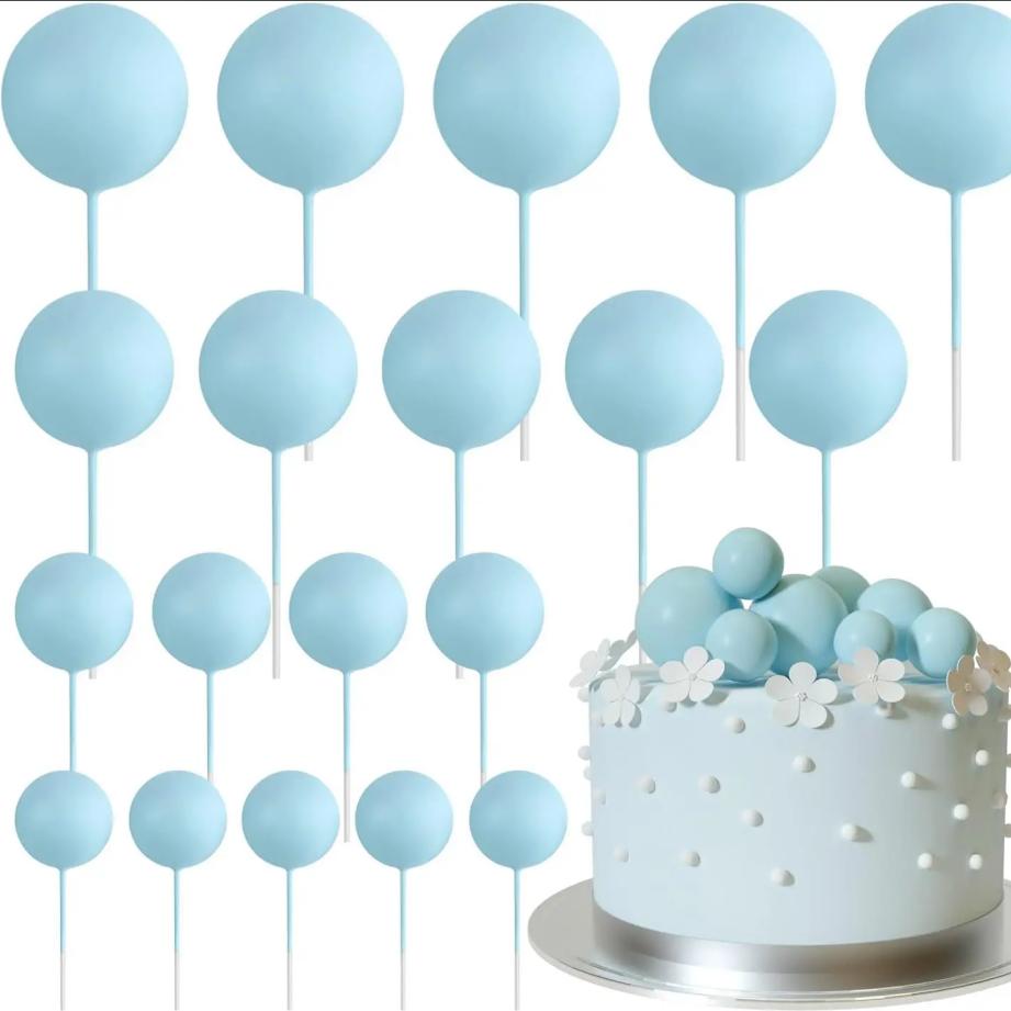 

20 шт., украшения для торта с шариками, мини-воздушные шары, топперы для торта, золотые шарики, выборки для торта, топперы для торта, шарики, украшения для торта