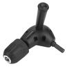 Angle Drill Chuck Drill Adapter, 90 Degrees  Right Angle Drill Attachment with Keyless Chuck for Tight Spaces, Portable Electric Drills