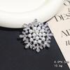 Pearl Large Brooch Diamond Pin Women's Anti-Light Corsage High-Level Coat Trenchcoat Suit Accessories Cross-Border