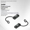 USB4 240W PD 5A Right Angle USB C to Type C Converter Fast Charging Data Sync Adapter for Car Camping Trip Charging