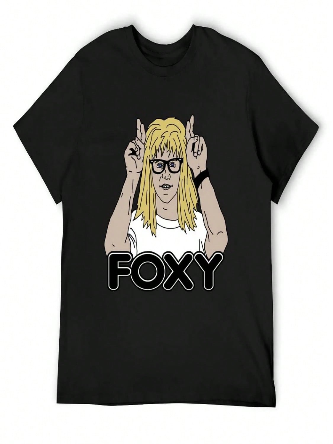 Foxy Garth Wayne s World Dana Carvey Gifts T-Shirt Plus Sizes Animal Prinfor Boys Blanks Boys Whites unisex Designer T Shirt S разноцветный