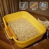 Oversized Pet Cat Litter Box, Semi-closed, Heightened and Thickened Anti-splash Cat Toilet, Easy To Clean, Bathtub Cat Toilet