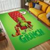 Grinch Throne Living Room Non-Slip Area Rug Soft Carpet for Bedroom Game Playroom Sofa Office Home Decor Doormat Christmas Gift C9211467