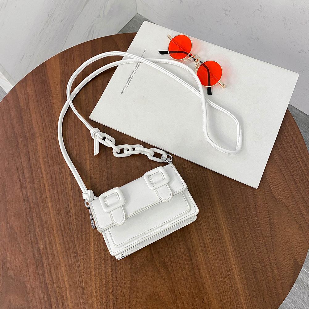 

Мини-сумки женские из искусственной кожи через плечо, повседневные женские сумки на плечо карамельного цвета, маленькие сумки, женские повседневные сумки через плечо белый