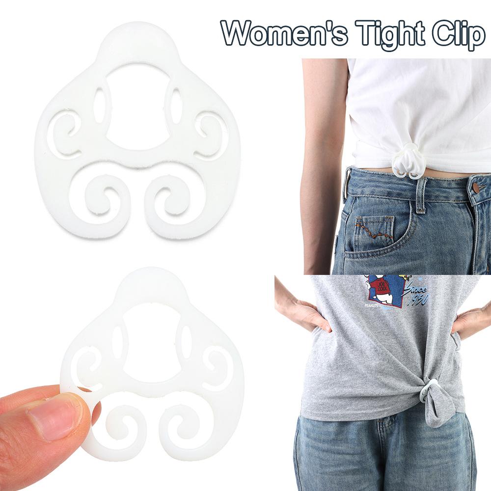 Fixed Buckle T-Shirt Tie Clips Decorative Buckle Clothing Shirt Clip  for T-shirt