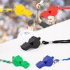 Profesionální rozhodcovská píšťalka pro basketbal a fotbal Bezjádrová, Materiál PVC, 4,8 cm x 2,2 cm