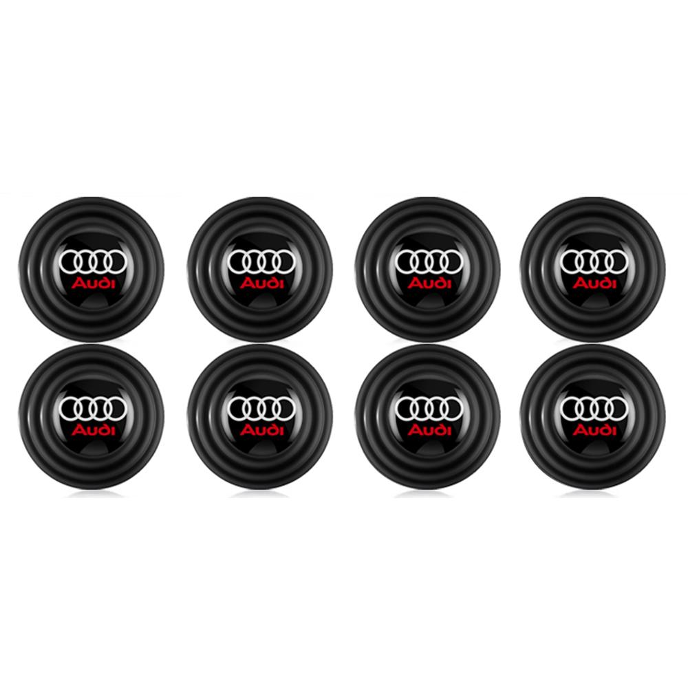 2026 Hot Car Badge Door Anti-Shock Absorber Buffer Gasket Silicone Auto Bumper Anti-Collision Sound Absorbing Pad Rubber Decal For qaz14