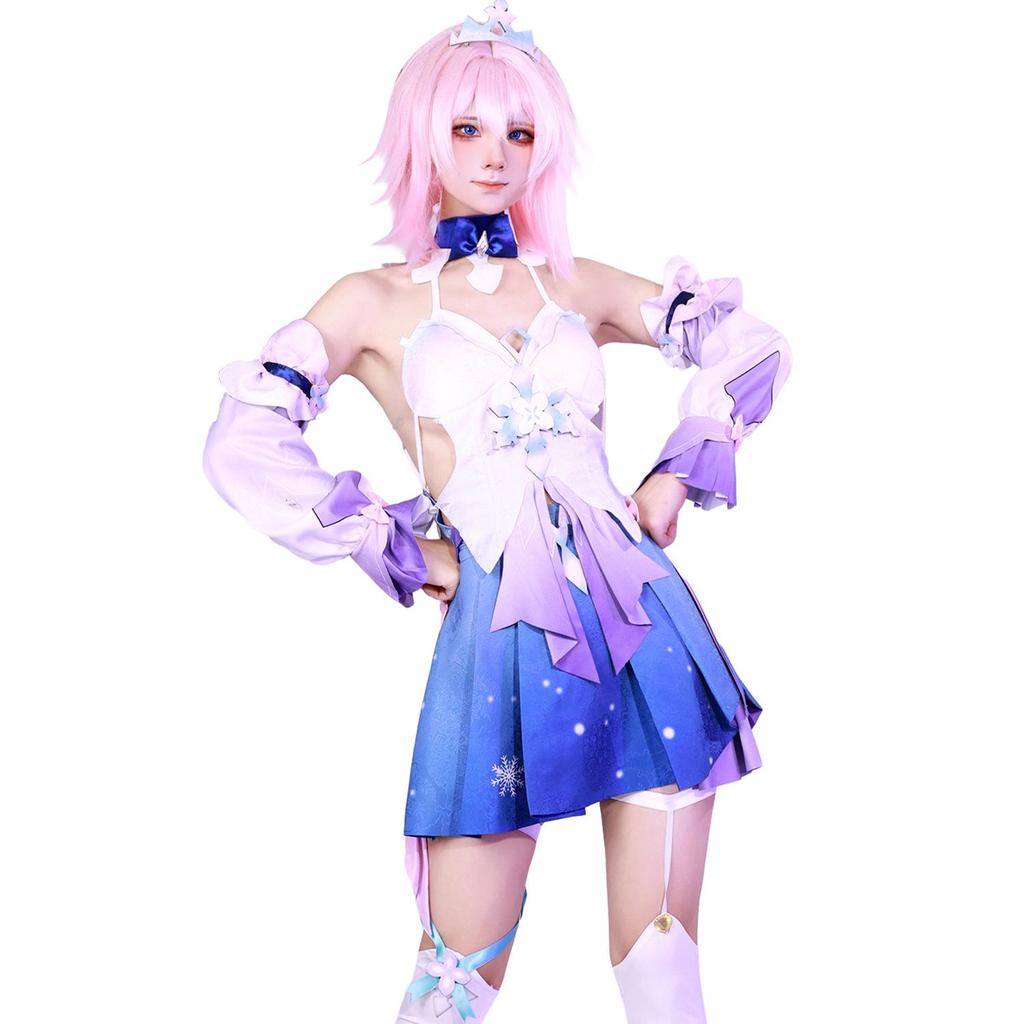 Fog City Star Dome Railway March 7 Cosplay Dress - New Anime-Inspired Cosplay for Women