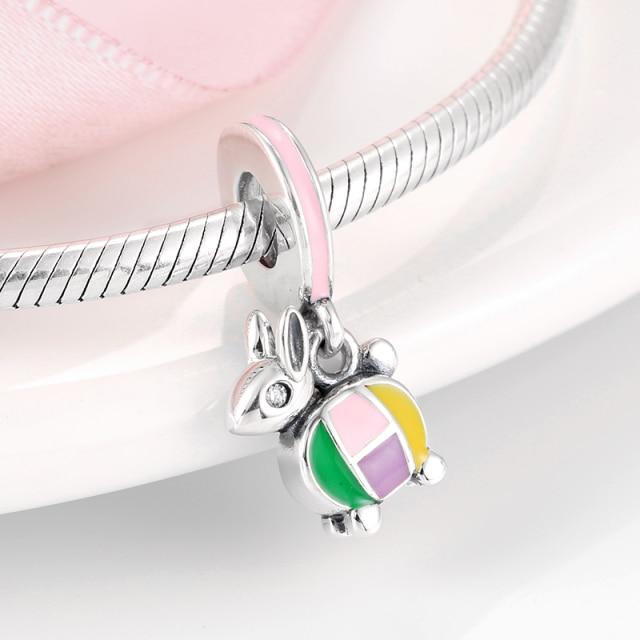 925 Sterling Silver Bead Openwork Sweet Hearts Crown Charms Beads Fit Jiuhao Bracelets Bangles Diy Womens Jewelry