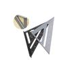 Aluminum Alloy Triangle Ruler With Clear Scale Woodworking Measurement Tool