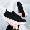 2025 New Summer Leisure Sports Running Shoes Trendy Fashion Fly-woven Mesh Men's and Women's Foot Socks Shoes