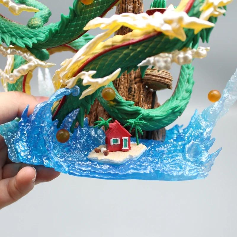 Anime figurky Goku a Shenron Model figurky Pvc Socha Kolekce panenek Pokoj Ornament Hračka Dárek