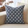 Vintage Floral DoubleSided Pillow Case Block Print Decorative Cushion Cover Home Decor for Living Room Couch Bed Sofa Patio