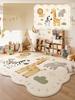 Tierprint Schlafzimmer Dekor Großer Teppich Cartoon Stil Teppiche für Wohnzimmer Flauschige Weiche Lounge Bodenmatte Dicke Plüsch Arbeitszimmer Teppich