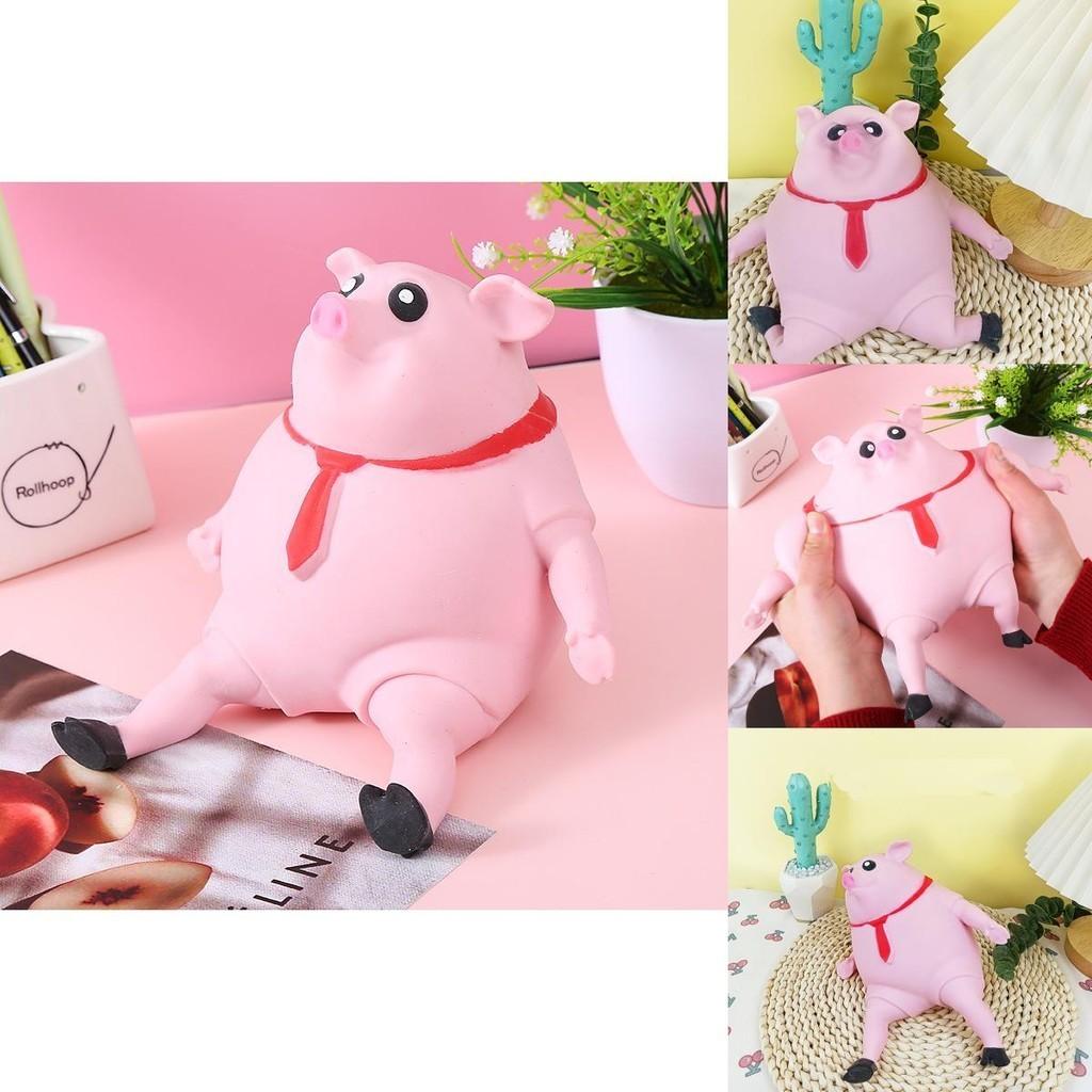 Cute And Stretchy Tpr Piggy Toy With Memory Sand For Sensory Play