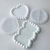 DIY Coaster Silicone Mold Round Gypsum Tray Mold Creative Gift Casting Mold  Home Decoration