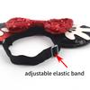 Disney Mausohren Verstellbares Elastisches Stirnband Für Baby Erwachsene Pailletten 5" Schleife Haarband Festival Party DIY Haarschmuck