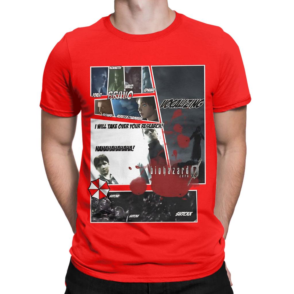 rResident Evil Zero Unisexga Style Novelty Graphic 100 Cotton TShirt rResident Evil CODEVeronica Tees Tops For Unisex