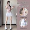 Women's Summer 2025 Quick-Dry Badminton & Tennis Outfit - Short Skirt Fitness & Yoga Suit