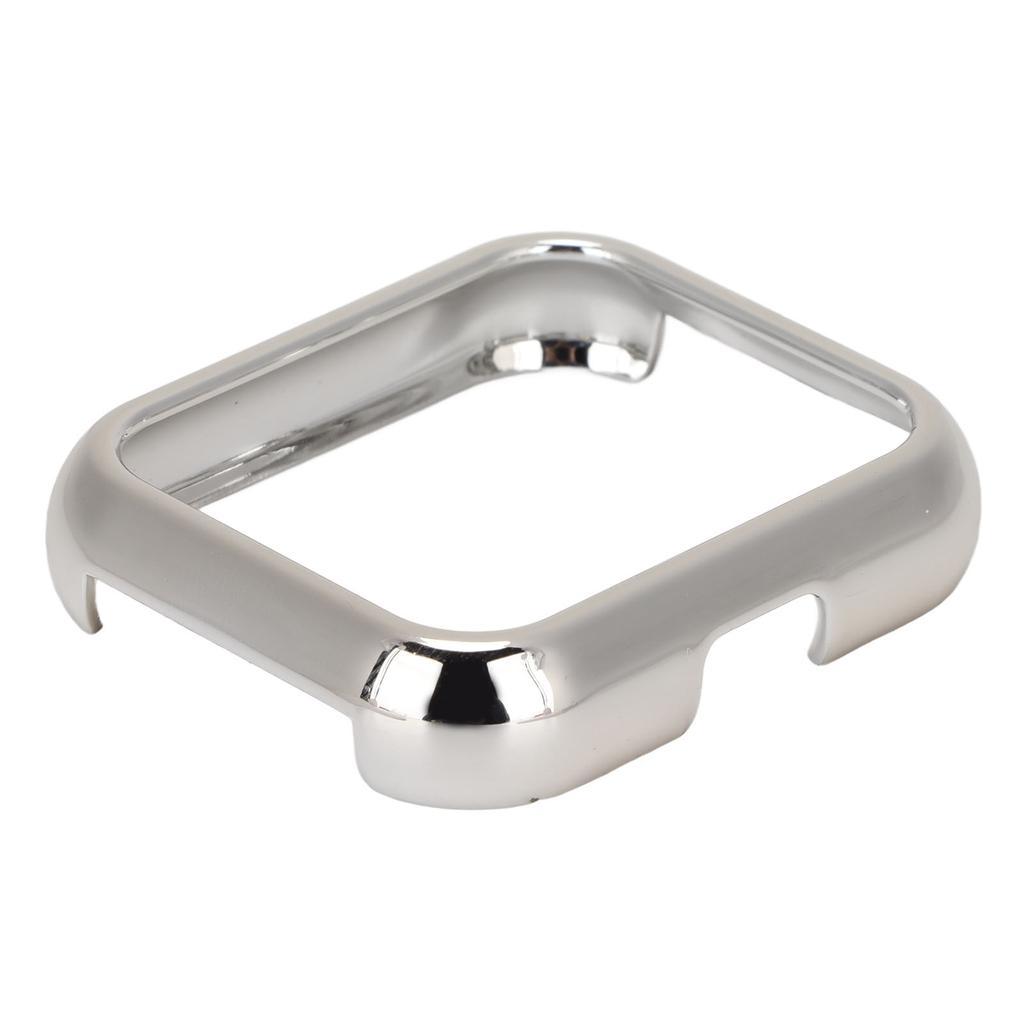 TPU Full Bumper Screen Protective Case Vacuum Electroplate for Realme Watch 2 Pro WatchSilver