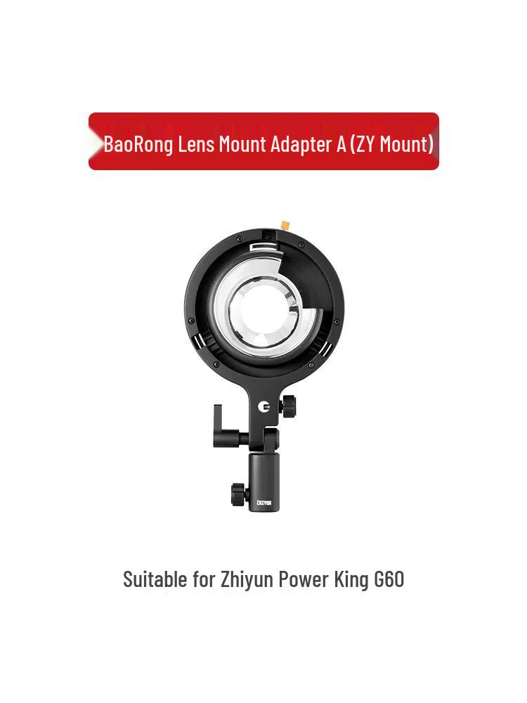 Zhiyun Power King X100/G60 Light Accessories: Bowens Adapter, Handle, Battery, Quick Release, Softbox