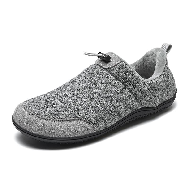 New Winter Warm Snow Barefoot Casual Shoes Women Waterproof Non-Slip Hiking Shoes Men Outdoor Warm Fur Work Ankle Shoes Big Size