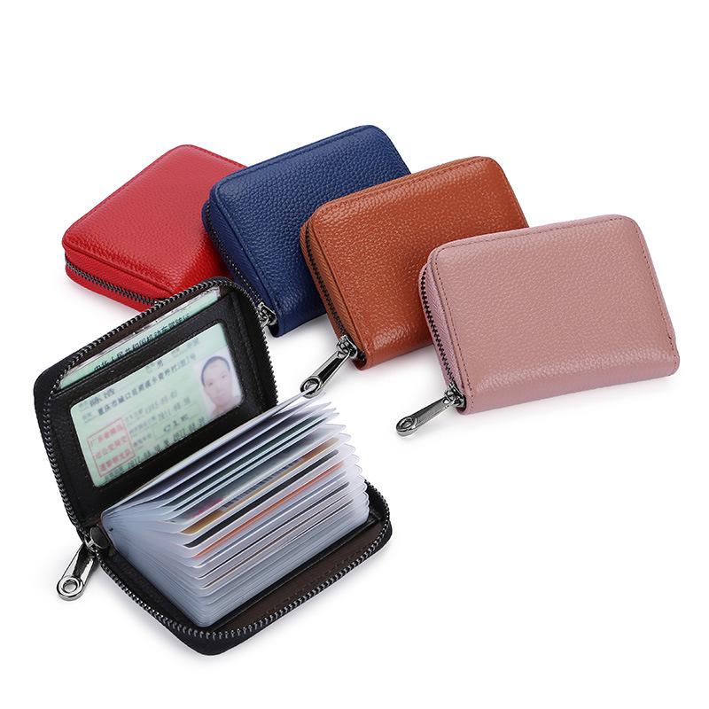 RFID-Blocking Slim Multi-Card Holder Pouch with Large Capacity for Cross-Border Travel & Driver's License