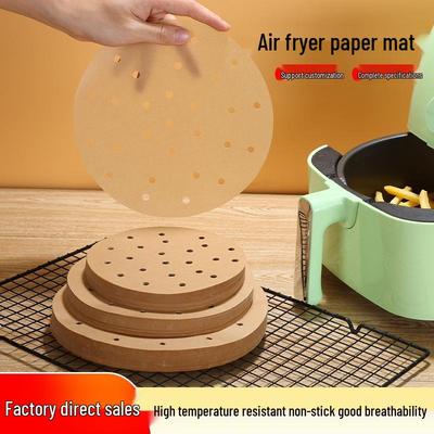 Natural White Disposable Oil-Proof Air Fryer Paper for Baking
