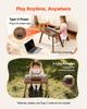 VEVOR Kids Piano Keyboard, 37 Key Wooden Digital Piano for Kids, Mini Music Educational Instrument Toy Set with Realistic Sound, Dual Power