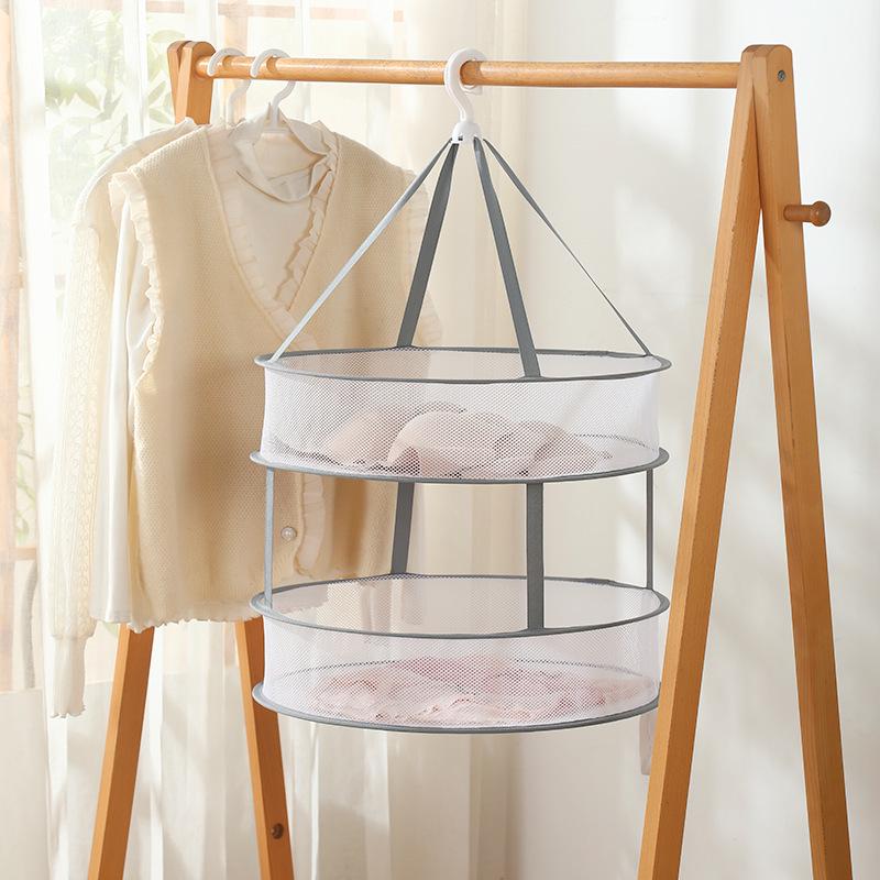 Foldable Mesh Drying Basket - Anti-Deformation for Sweaters, Wool, and Socks