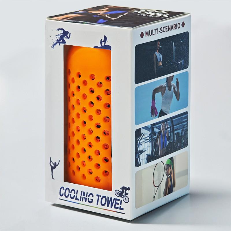 Toalla Refrescante de Secado Rápido Personalizable con Funda de Silicona para Gimnasio, Viajes y Deportes