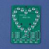 Diy Heart-Shaped Led Flowing Lights Electronic Kit 18 Red Led Light Pcb Soldering Kit With Battery Box Dc3V Circuit Board Module