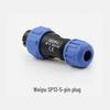 WEIPU SP1310+SP1311 IP68 Waterproof Connector with Multiple Pins for Aerial Mating