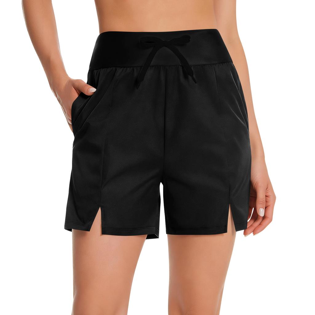 Damen-Shorts mit Taschen, Freizeit-Shorts