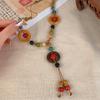 Handmade Ethnic Style Necklace Vintage Long Sweater Chain Retro Jewelry  Women