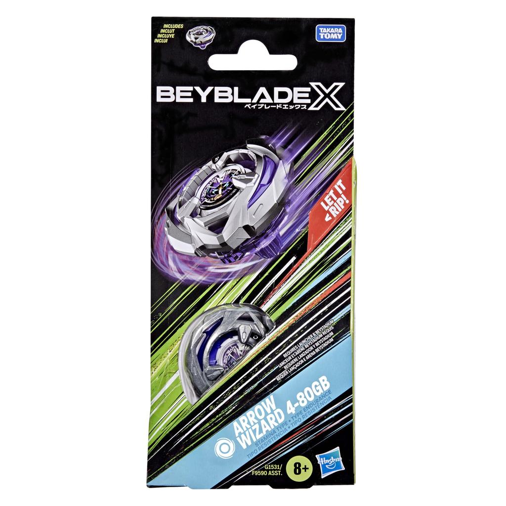 BEYBLADE X ARROW WIZARD Booster Pack Set s vytrvalostním typem Originální Takara Tomy Bojové káči pro chlapce a dívky 4-80GB Káča; Hry/Hračky 8+