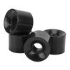 4PCS PU Skateboard Wheel Replacement Low Noise Multifunctional Land Surfboard Roller Casters Black