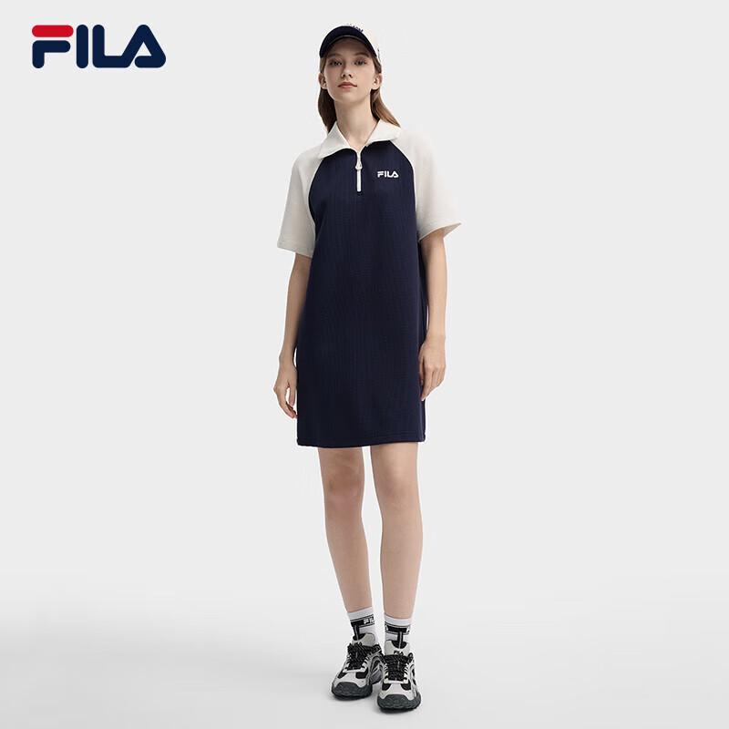 FILA Women's Colorblock Raglan Knit Dress