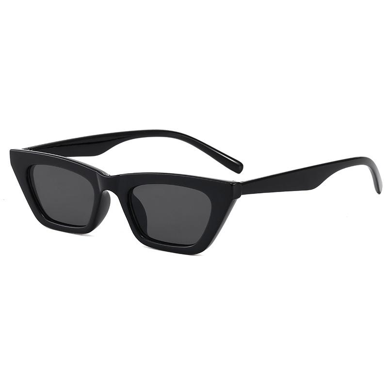 Superhot Eyewear 11663 Small Rectangle Rimless Sunglasses UV400 Retro Frame for 2025 Styling C1
