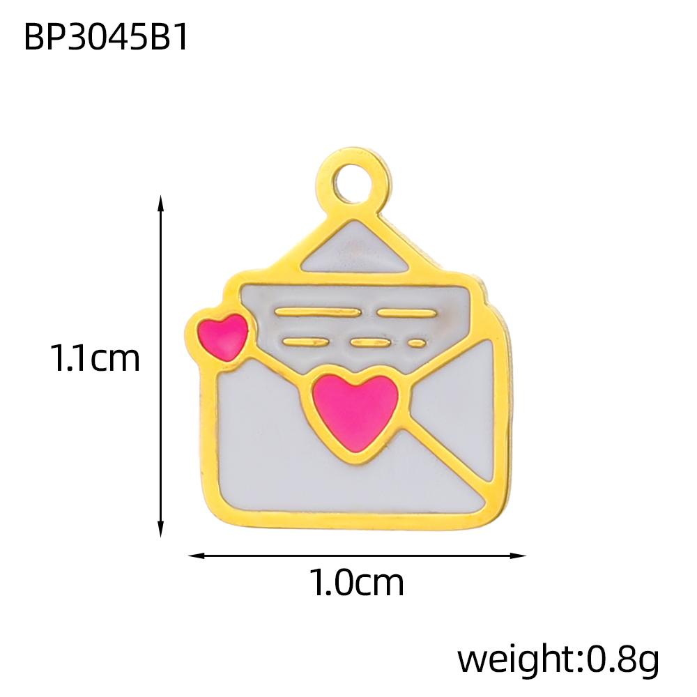 CARLIDANA 2PCS Manna High Quality Stainless Steel Emenal Flower Drinks Gold Color Non Tarnish Beach Ocean Charms for DIY Jewelry