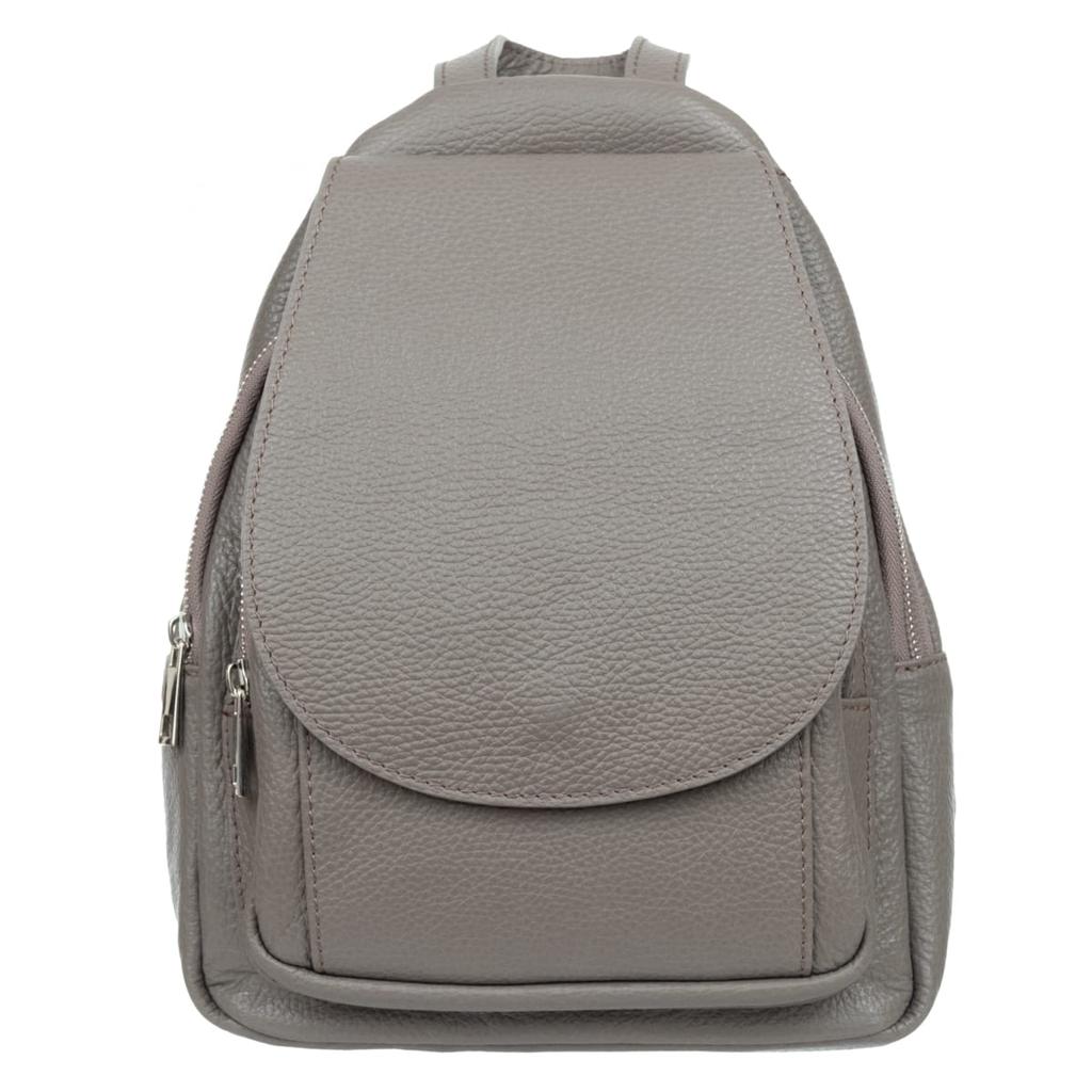 Vezze Coppetta Leather Handbag Anthracite