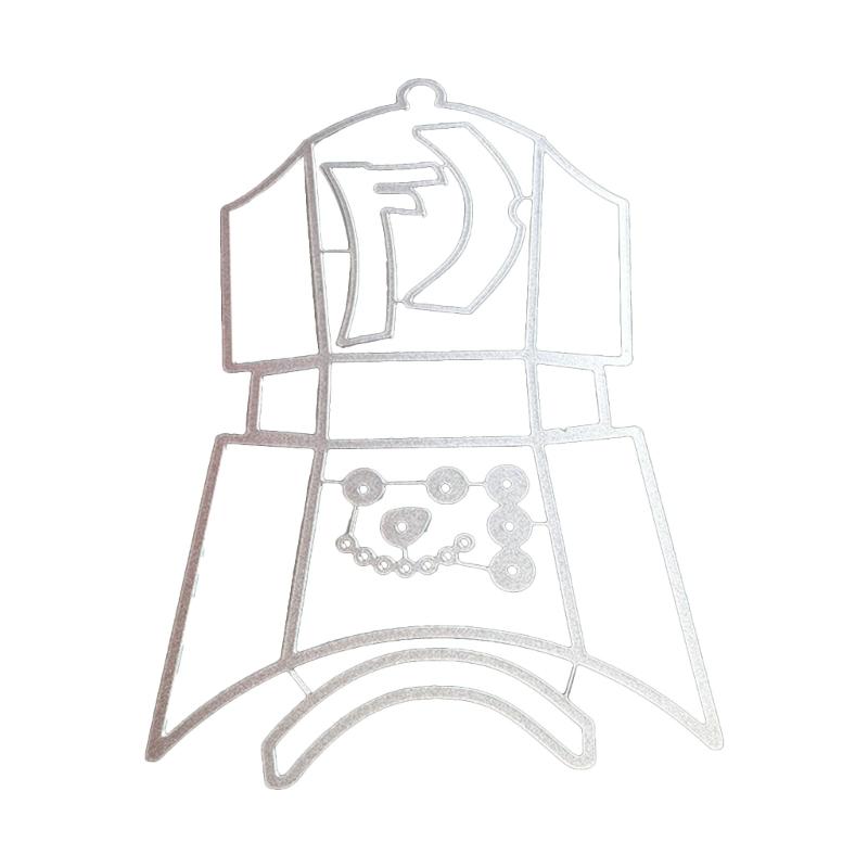 

Різдвяна коробка Вирізальні штампи Скрапбукінг Трафарет Металеві вирубки Тиснення карток DIY Шаблон для фотоальбому Форма Декорація