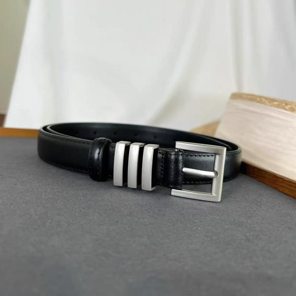 Belt Men's Belt Women's Casual Jeans Black Belt