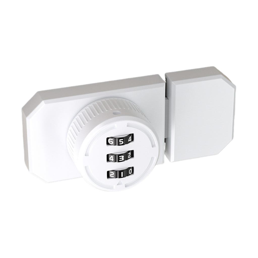 3 Digit Password Cabinet Locks No-Punch Combination Door Lock with Combination Latch for Closet Door Barn Door
