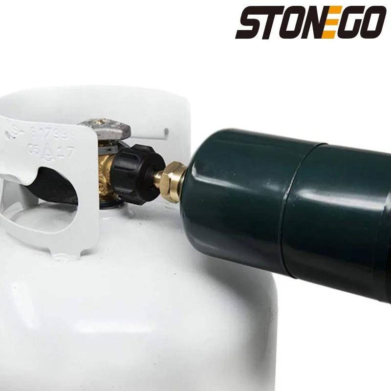 1LB Propane Gas Regulator QCC1 Refill Adapter Valve for Camping Outdoor BBQ Grill Portable Stove Heating Element