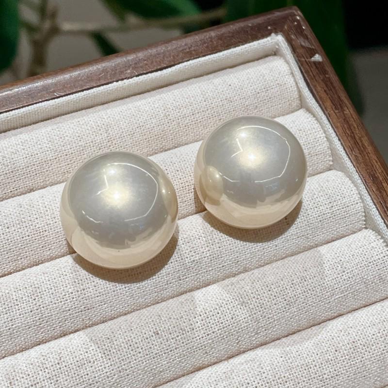 Vintage Black Series Stud Earrings 925 Silver Needle Minimalist High-End Personality Accessories for Women